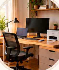 Équipements d’un bureau à domicile